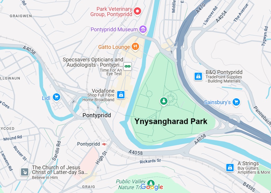 Pontypridd - Ynysangharad Grounds : 